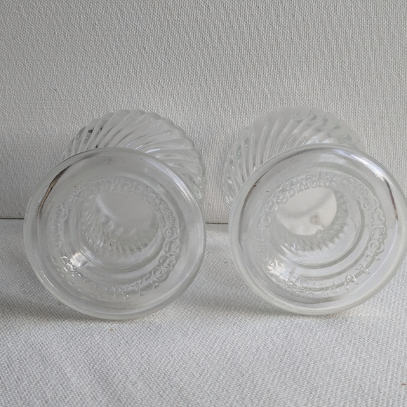 Vintage Lamplight Farm's Crystal Mini Oil Lamps Kerosene Set of Two C-3 - Picture 5 of 10